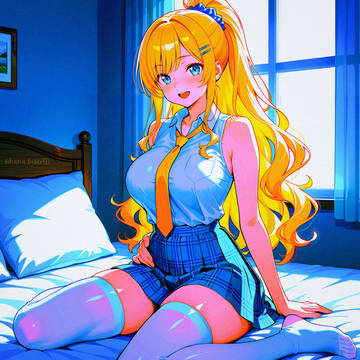 この制服、私に似合ってると思う？（（＊＾ω＾＊））