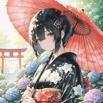 あじさいの少女　～幻想～