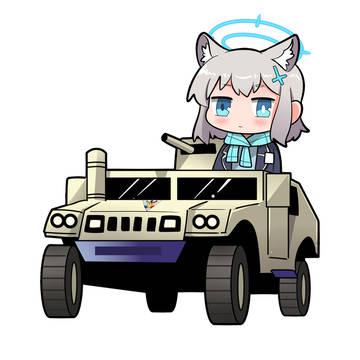 Shiroko Humvee general Zero hour