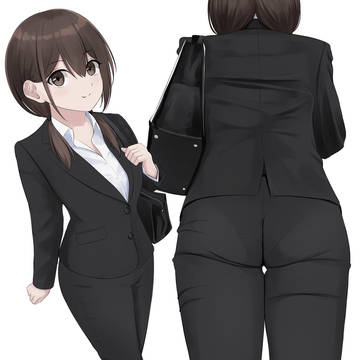 おしり食い込んじゃってる系女子