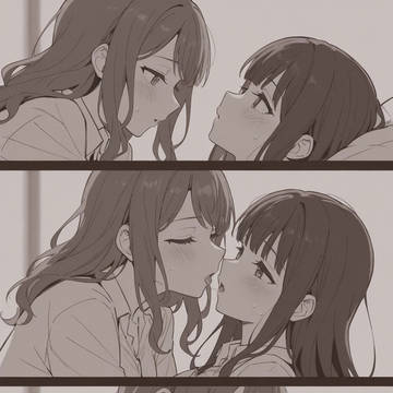 両片想いが結ばれた直後の百合