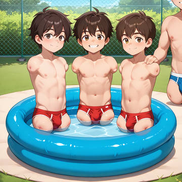 Stumpy pool party