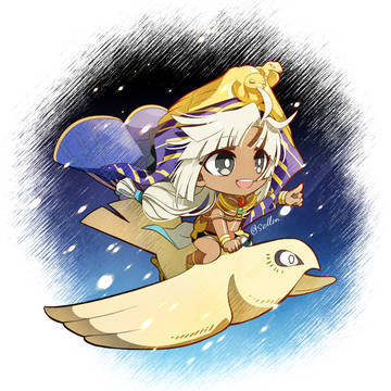 ラムセス大王展のツタンくん