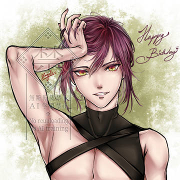 【刀剣乱舞】2枚目返り血有!【祝い絵】