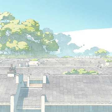 屋根上道