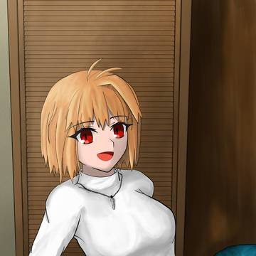 Arcueid relaxed