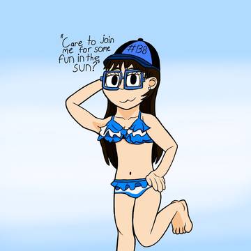 Swimsuit and Birthday Suit Poser