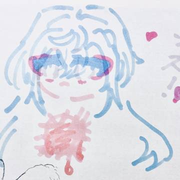 メープルワッフルシロちゃんらくがき〜
