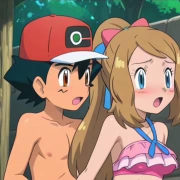 Ash Ketchum and Serena