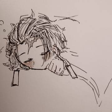 ペン×色鉛筆×推し