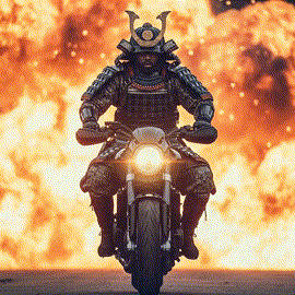 バイク走行