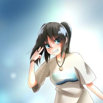 笑顔の女の子