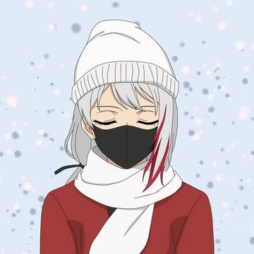 雪中の紅雪