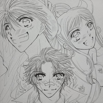 推し線画