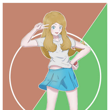 ポケモン　セレナ×ミニスカート　①