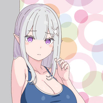【高画質】スクール水着エミリアたん【R-18有り】