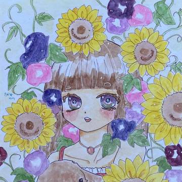 夏の女の子