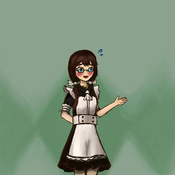 メイド服を着たマプラン
