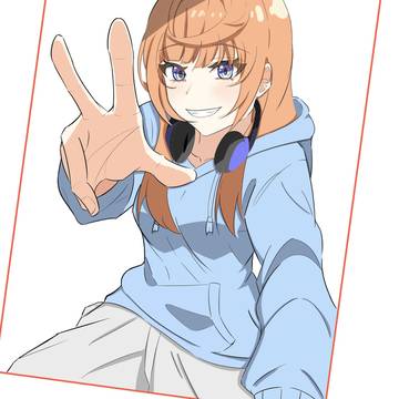 ヘッドホン女子