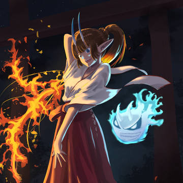 鬼火巫女