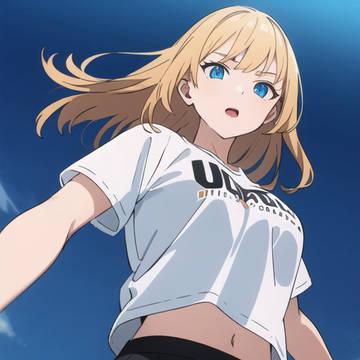 金髪の女の子