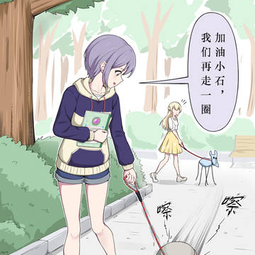 正在遛宠的偷摸零