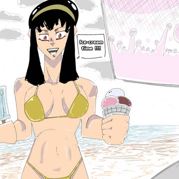 Yor forger golden bikini