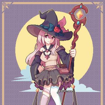 可爱的魔女