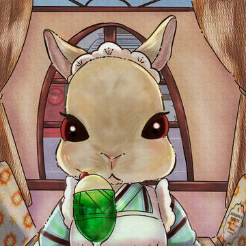 ウサギ🐰×クリームソーダ🍹