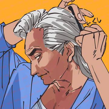 秋兄貴は自分で髪をセットする派かして貰うの派か