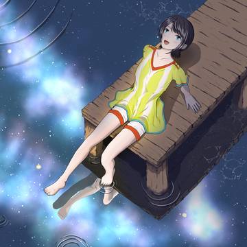 大空と星空