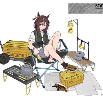 キャンプ  ステイゴールド