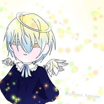 前描いた天使様のリメイク版(?)