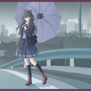 阴雨天的小天依