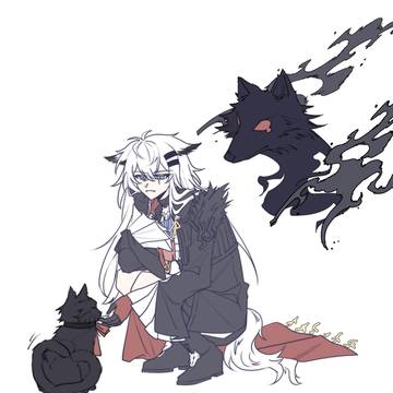 小狼你可以摸小猫