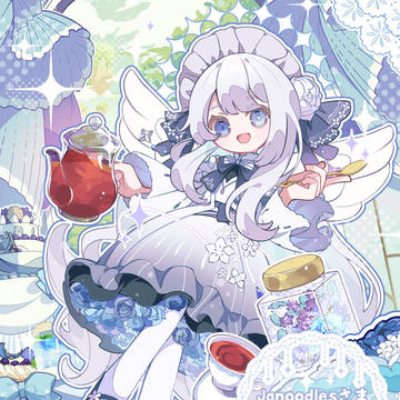 【Skeb】スイーツ好きな天使ちゃん