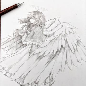 黒髪の天使