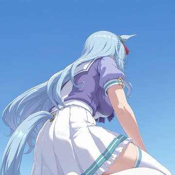 (AI)後ろ姿