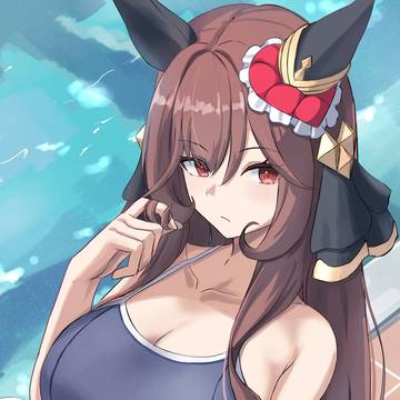 髪下ろしジェンティルドンナさん
