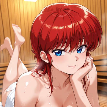 a very hot sauna
