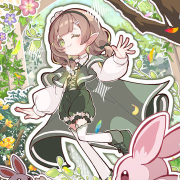 【Skeb】風の神殿の守り人ちゃん