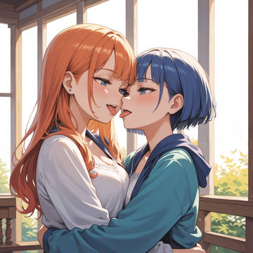 2 girls
