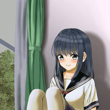 この時間になると窓の近くに来るんですよ