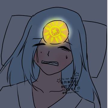 【光る紋様onたんこぶ】