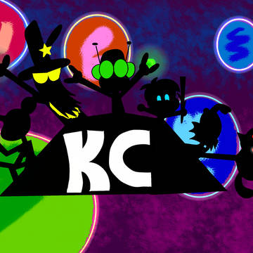 Kid Cosmic KND styled logo
