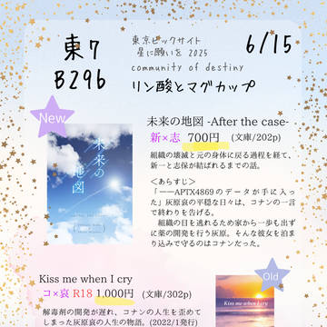 6/15(日) コ哀・新志オンリー/星願2025お品書き