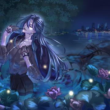 夏夜，任務中落水