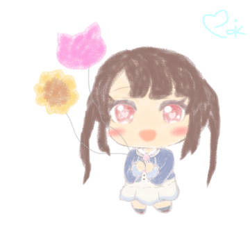 風船ふわふわつむぎちゃん