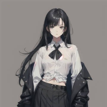 爱穿小皮鞋的她(风衣版)