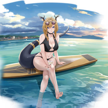 龙娘泳装练习
